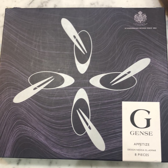 GENSE APPETIZE by NEDDA EL-ASMAR. 8-Pc. appetizer set by award winning designer - Picture 3 of 16